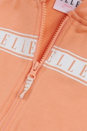 Elle Junior Girls Orange Zip Through Hoodie - Image 3 of 3