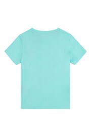 Elle Junior Girls Blue Geo T-Shirt and Leggings Set - Image 5 of 5
