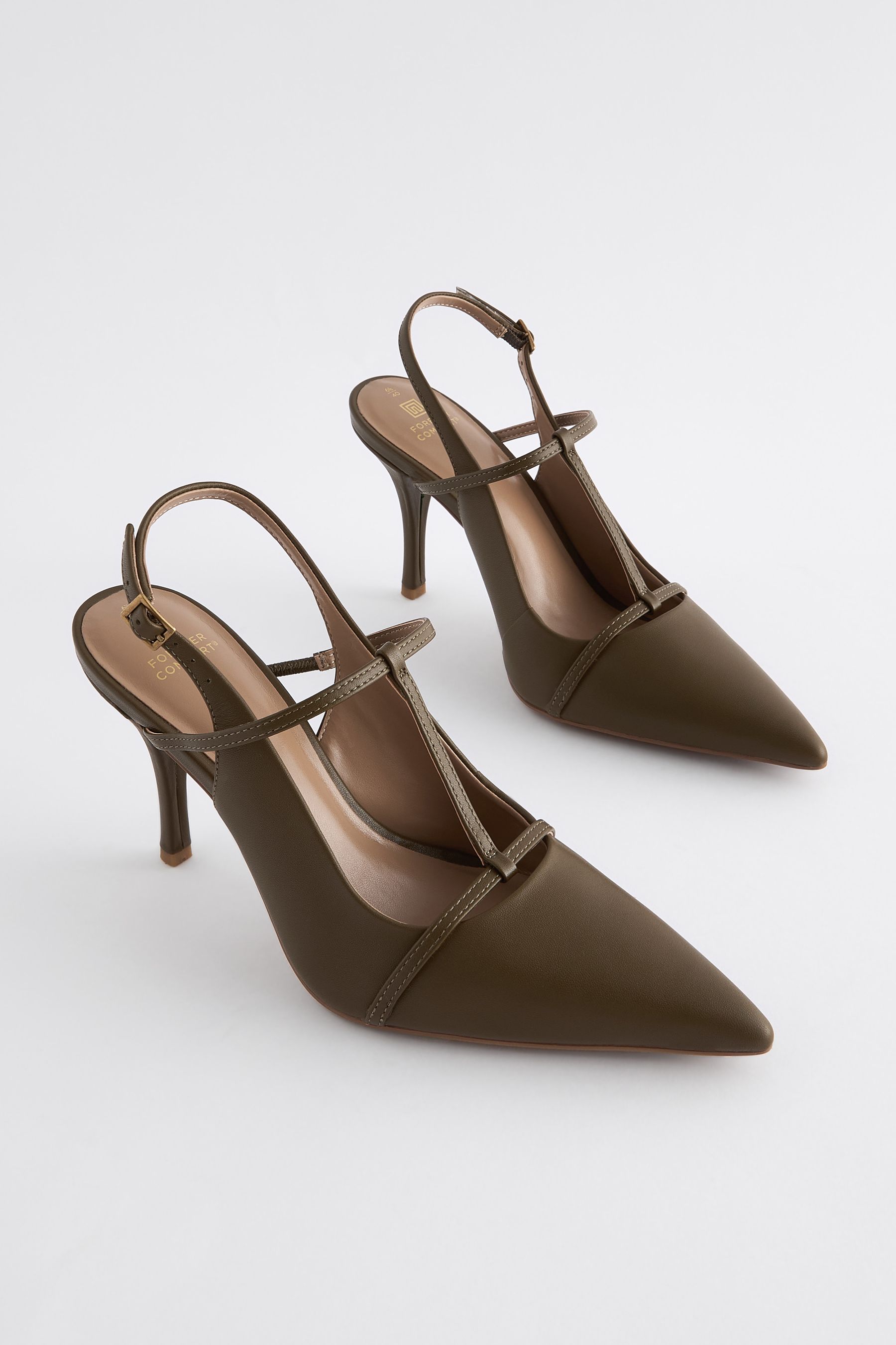 Khaki green pumps hotsell