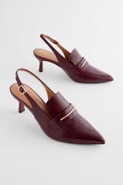 Wine Forever Comfort® Point Toe Heeled Loafers - Image 6 of 11