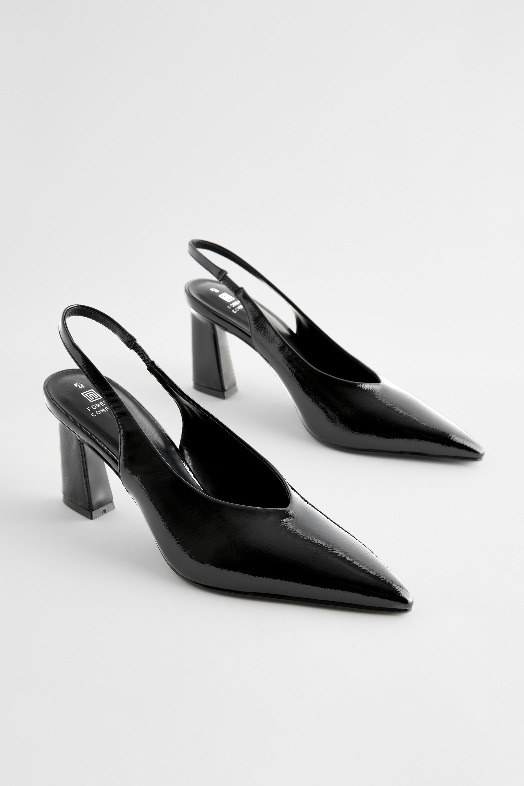 Next black slingbacks online