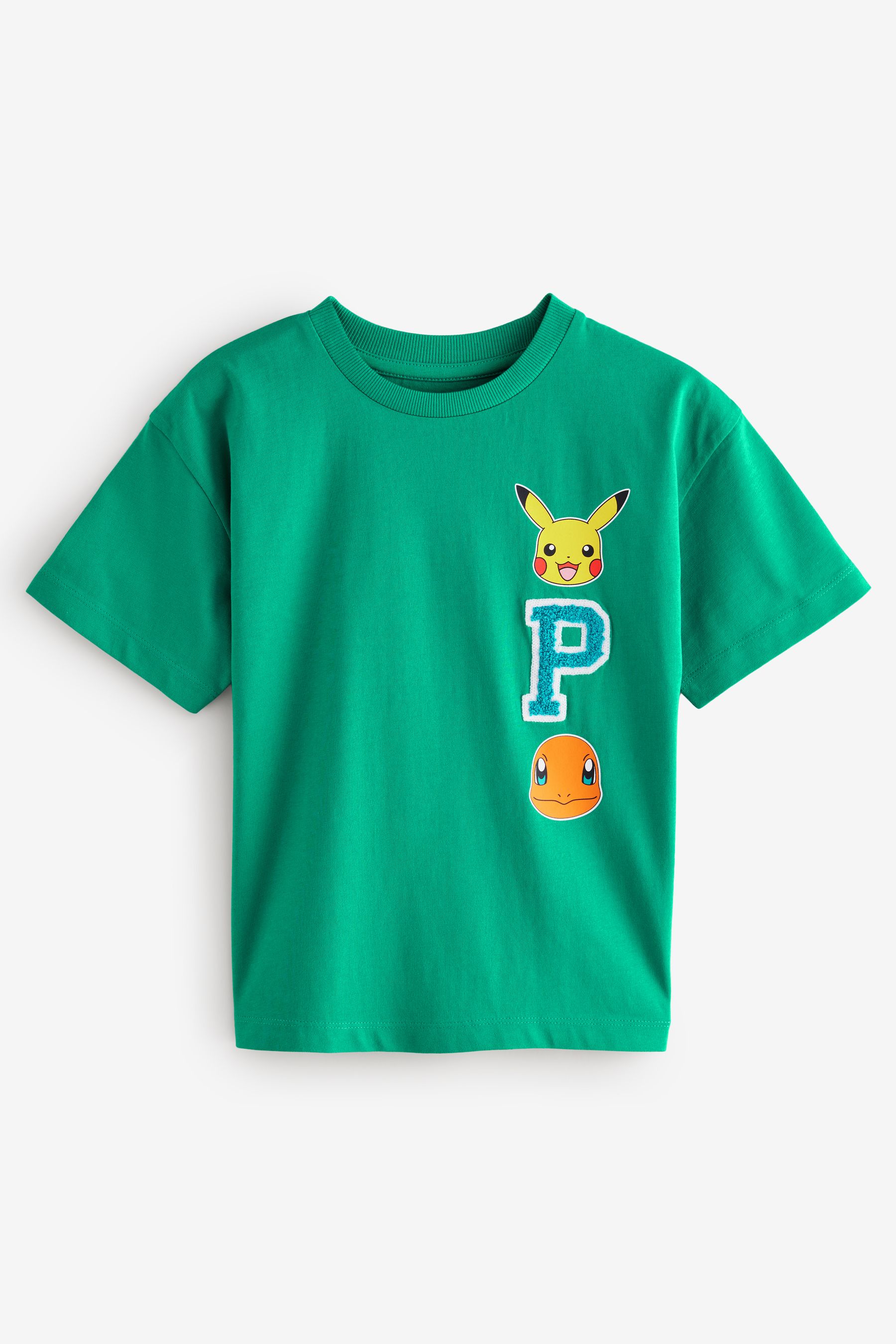 Buy Green 100 Cotton Pokemon License Short Sleeve T Shirt 4 16yrs from Next Luxembourg