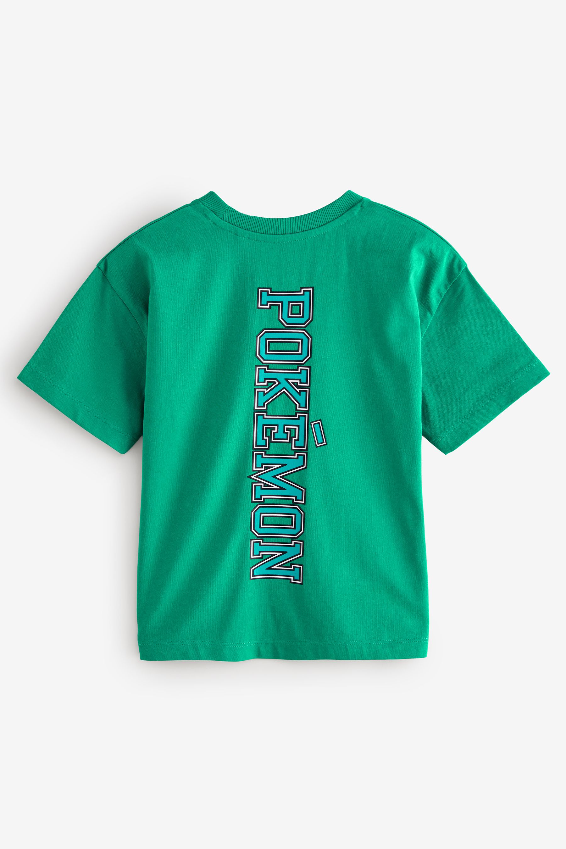 Buy Green 100 Cotton Pokemon License Short Sleeve T Shirt 4 16yrs from the Next UK online shop