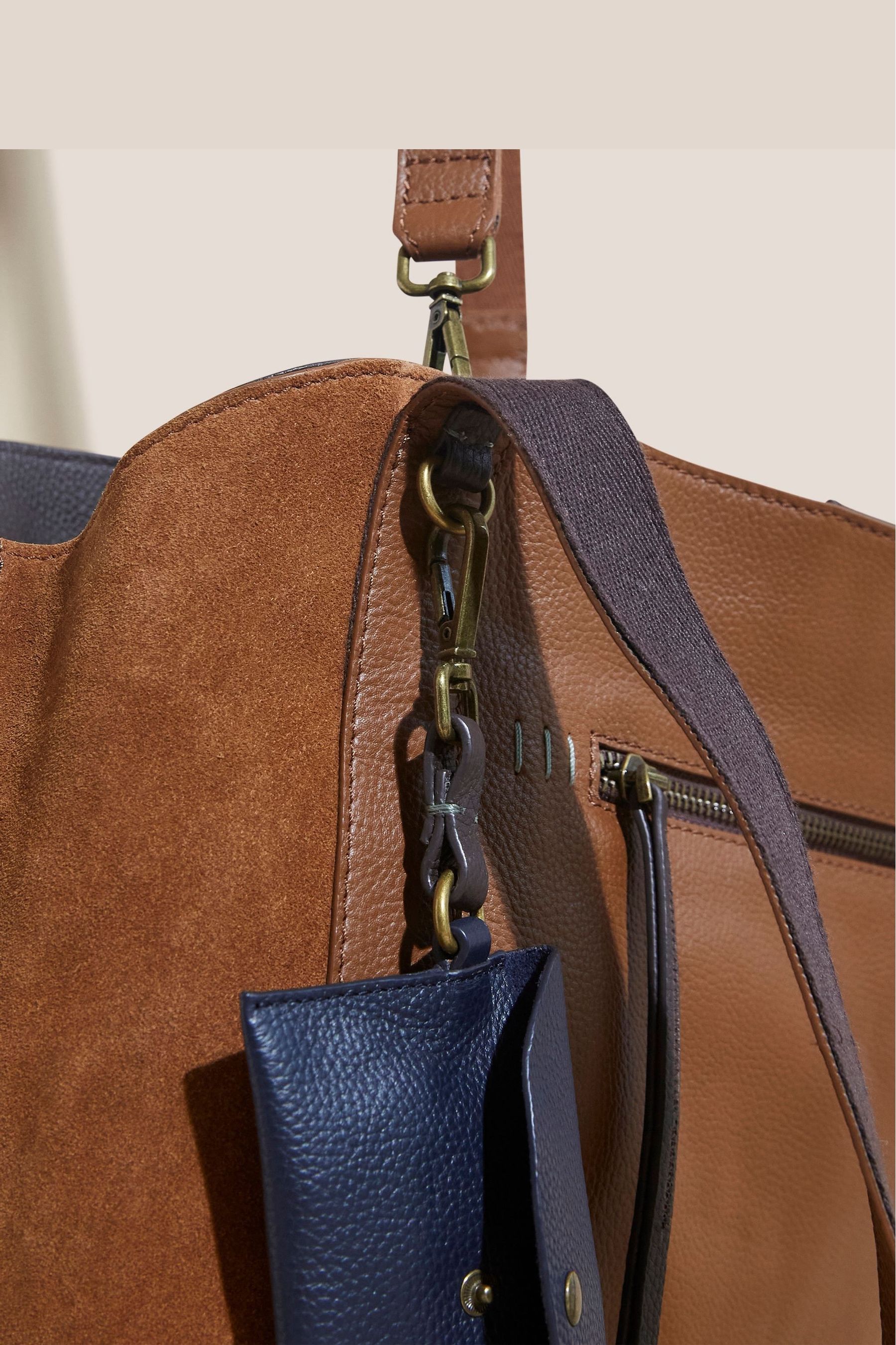 Buy White Stuff Natural Hannah Leather Tote Bag from the Next UK online shop