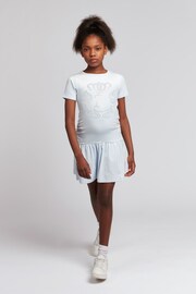 Juicy Couture Girls Blue Diamante Crown Dress - Image 2 of 7