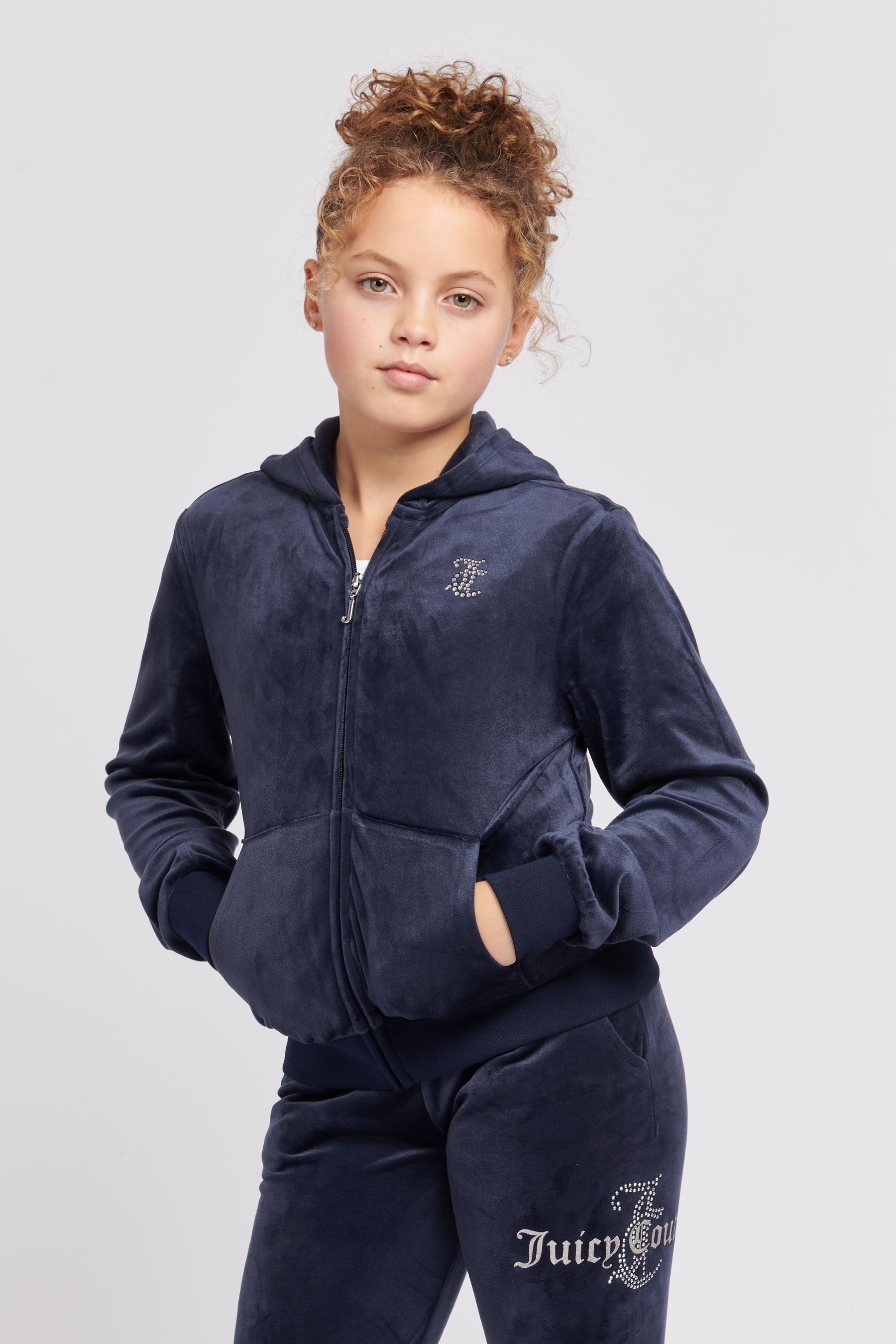 Buy Juicy Couture Light Blue Diamante Zip Through Hoodie from Next Pakistan