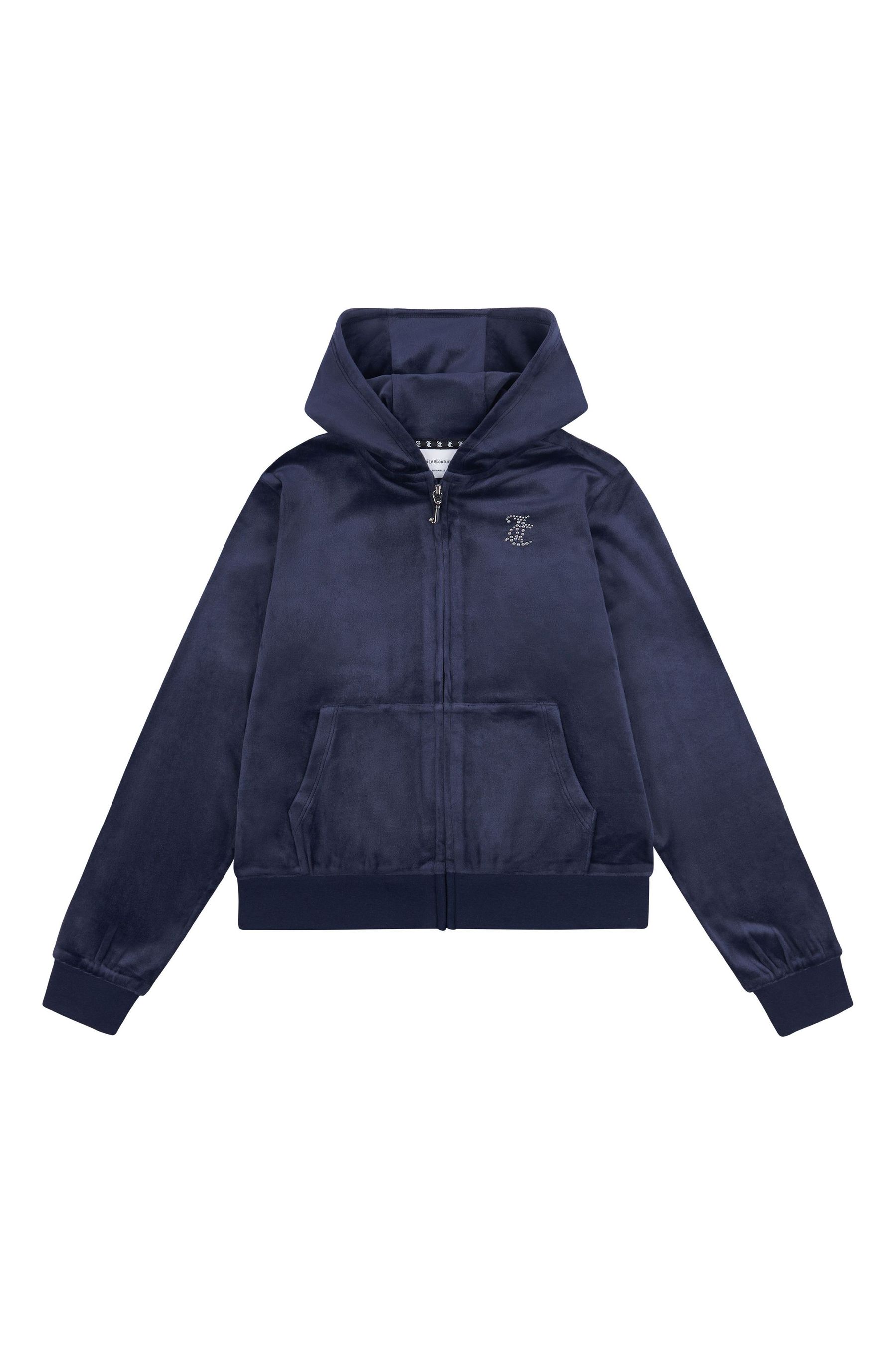 Buy Juicy Couture Light Blue Diamante Zip Through Hoodie from Next USA