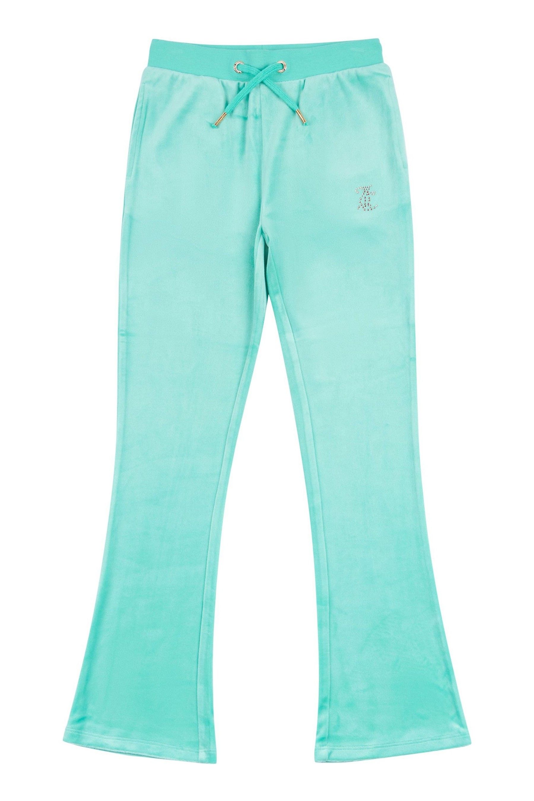Buy Juicy Couture Navy Blue Girls Diamante Bootcut Joggers from Next United Arab Emirates