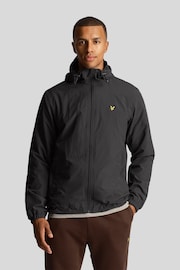 Lyle & Scott Grey Zip Through Hooded Jacket - Image 1 of 5