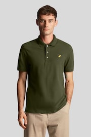 Lyle & Scott Green Plain Polo Shirt - Image 1 of 5