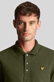 Lyle & Scott Green Plain Polo Shirt - Image 4 of 5