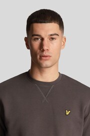 Lyle & Scott Grey Crew Neck Sweatshirt - Image 4 of 5