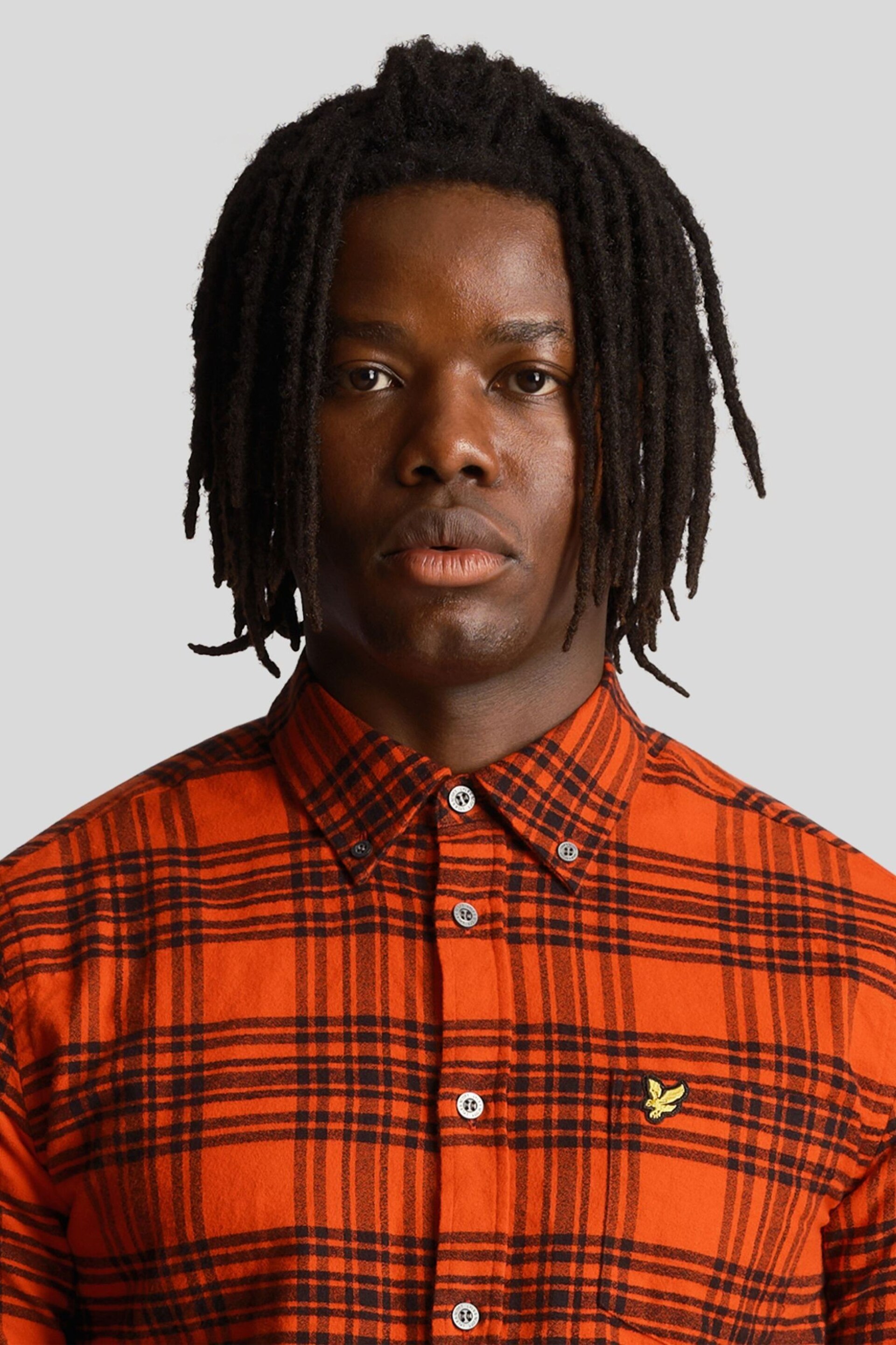Lyle & Scott Red Check Flannel Shirt - Image 4 of 5