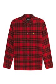 Lyle & Scott Red Check Flannel Shirt - Image 5 of 5