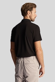 Lyle & Scott Golf Tech Black Polo Shirt - Image 2 of 5