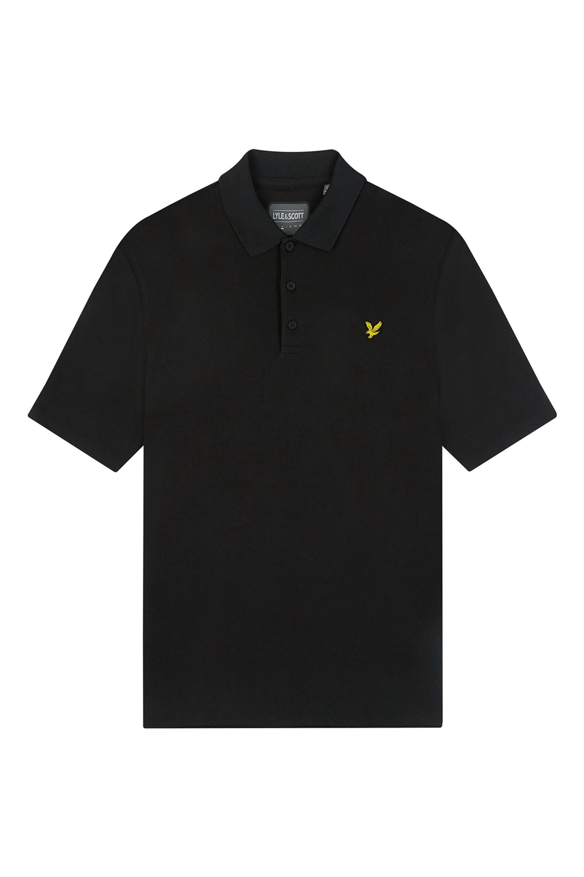 Lyle & Scott Golf Tech Black Polo Shirt - Image 5 of 5