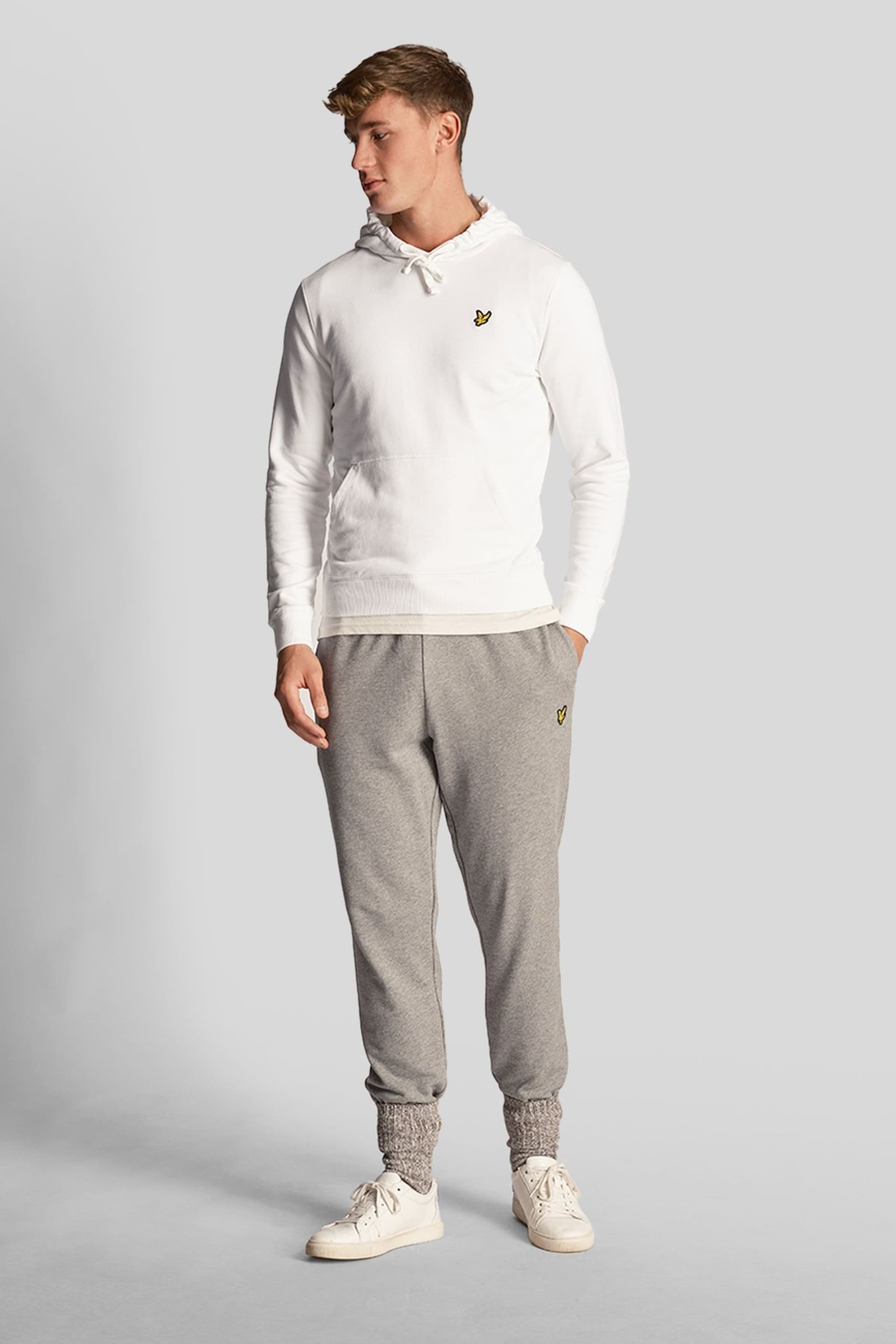 Lyle & Scott Pullover White Hoodie - Image 5 of 9