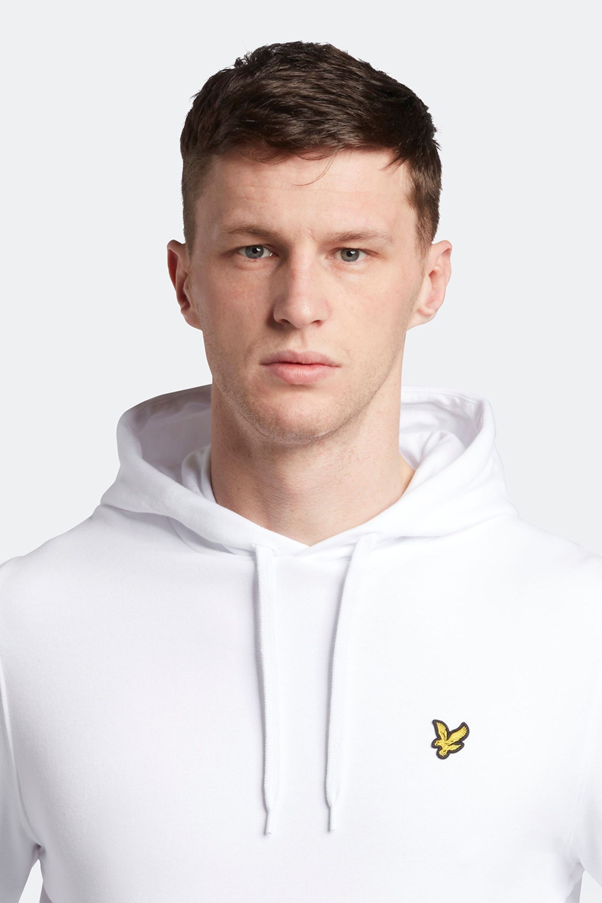 Lyle & Scott Pullover White Hoodie - Image 7 of 9