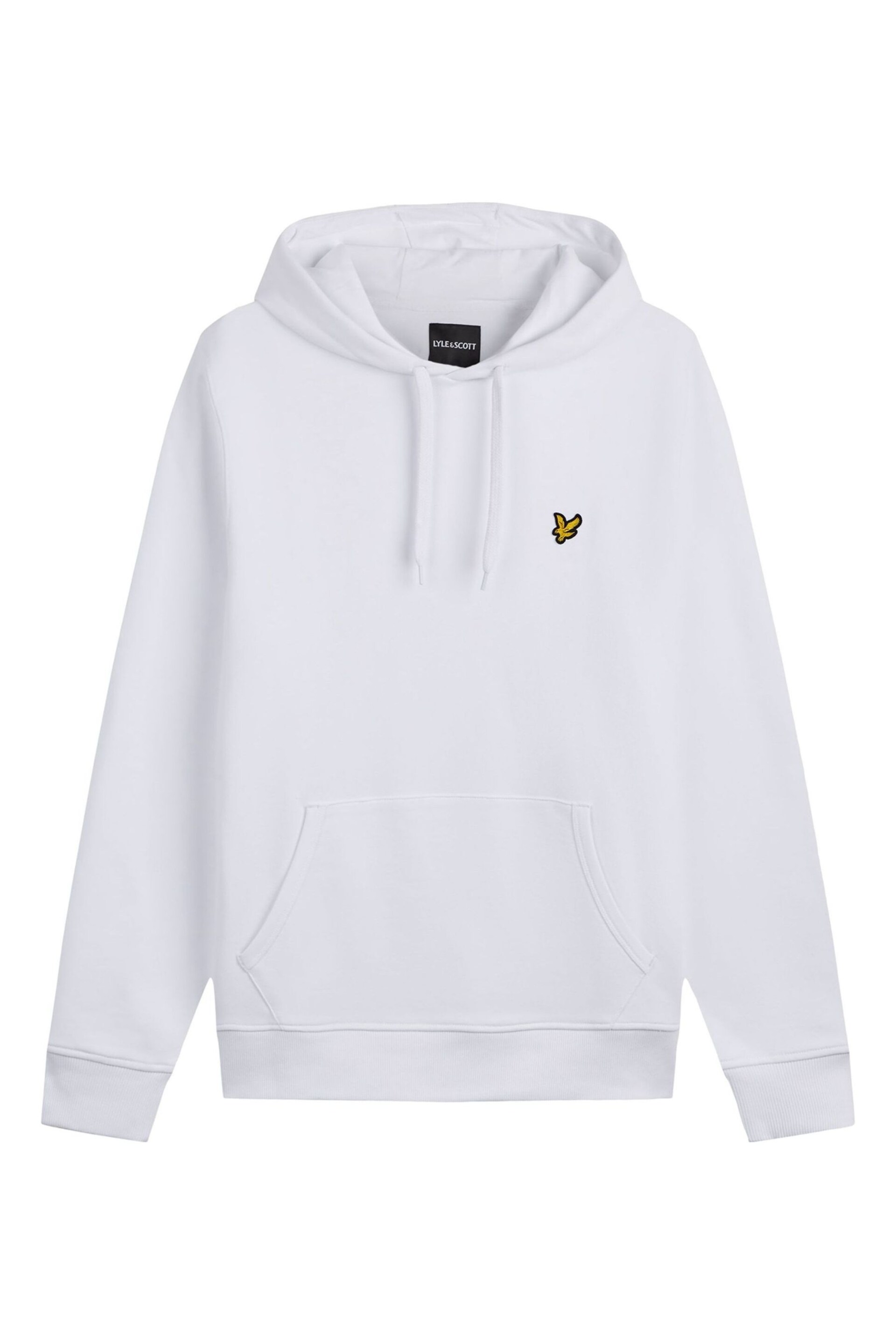 Lyle & Scott Pullover White Hoodie - Image 9 of 9
