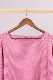 Lakeland Clothing Pink Maisie Relaxed Jumper - Image 2 of 3