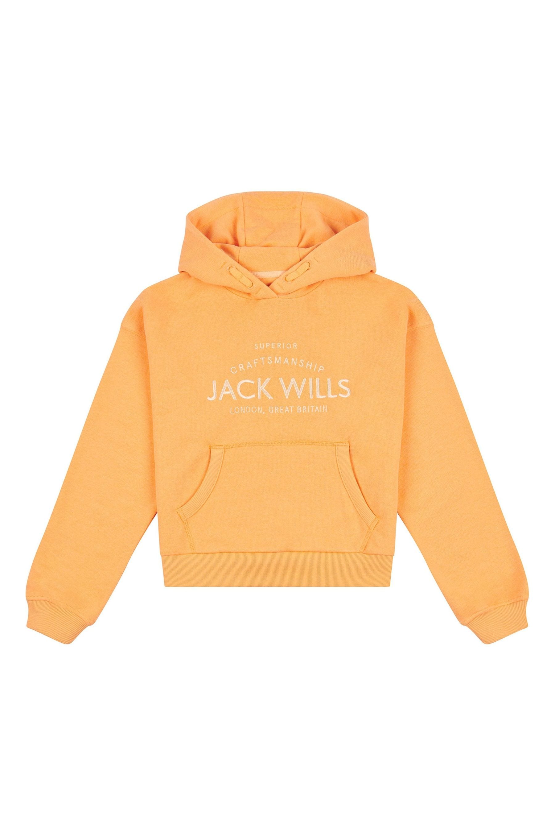 Buy Jack Wills Loose Fit Girls Orange Huntston 100 Cotton Hoodie from Next Luxembourg