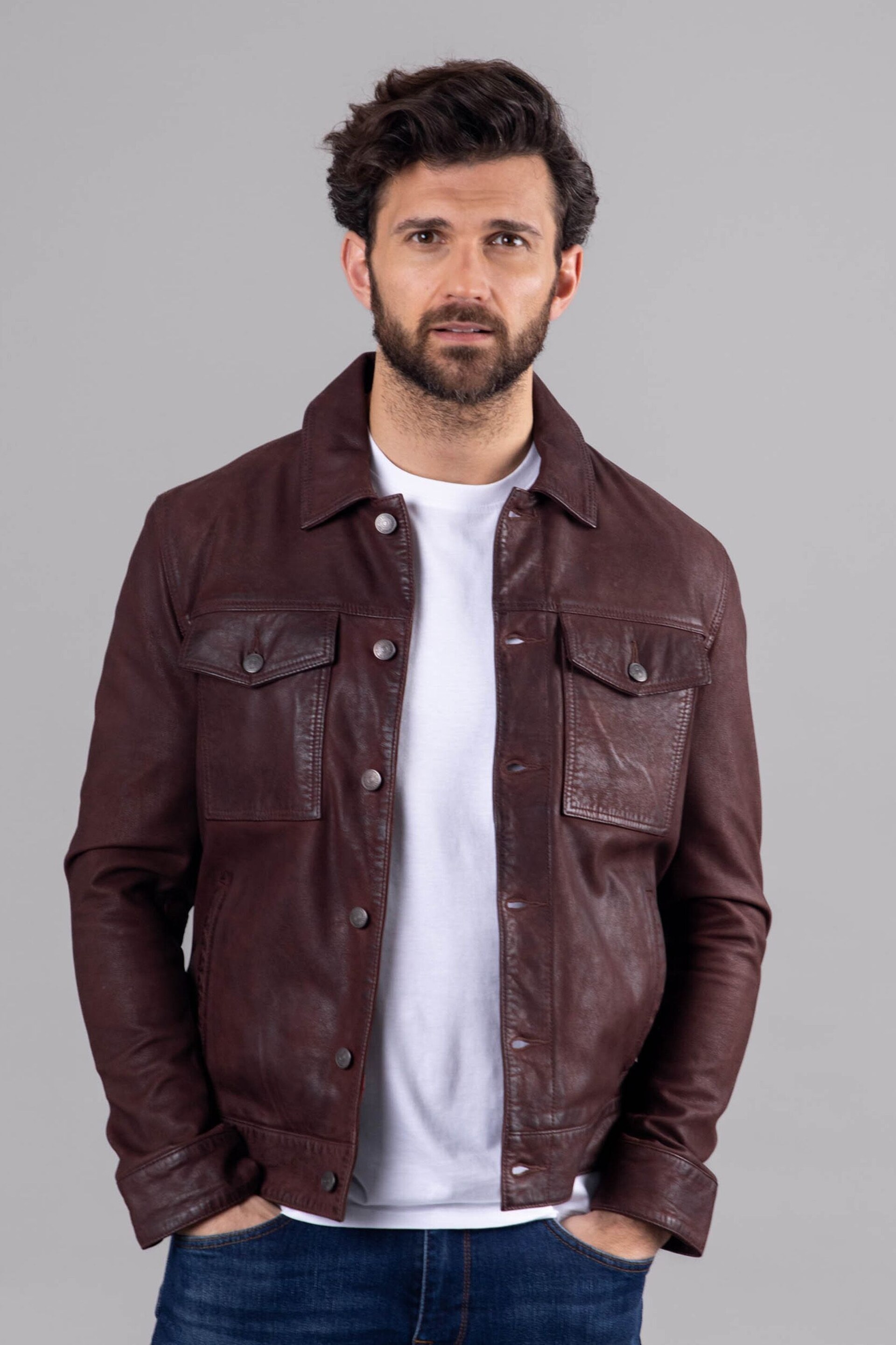 Lakeland Leather Milburn Leather Brown Jacket - Image 1 of 11