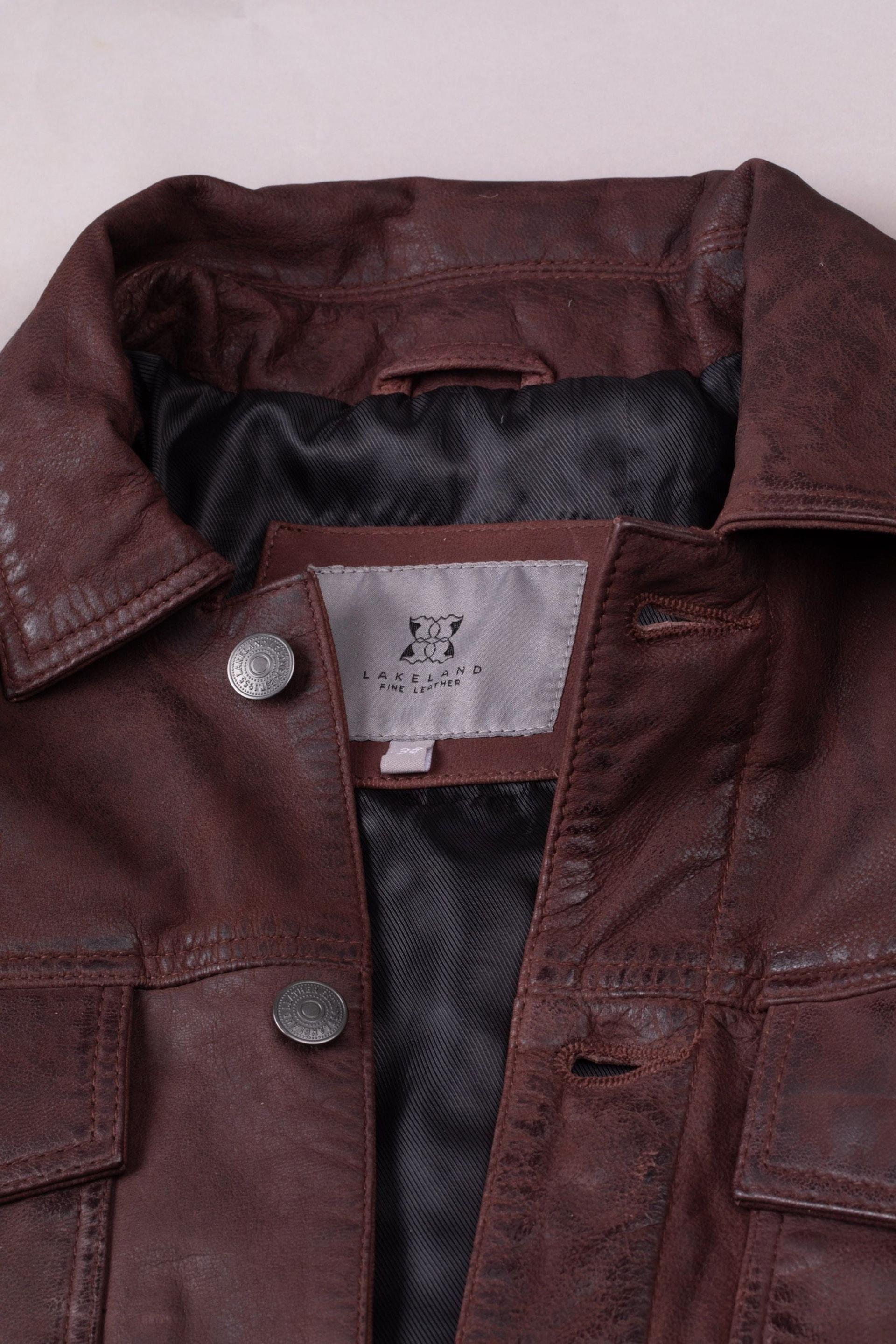 Lakeland Leather Brown Milburn Leather Jacket - Image 11 of 11