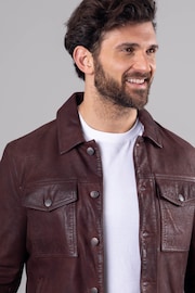 Lakeland Leather Brown Milburn Leather Jacket - Image 6 of 11