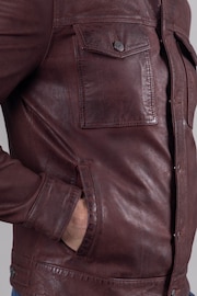 Lakeland Leather Milburn Leather Brown Jacket - Image 7 of 11