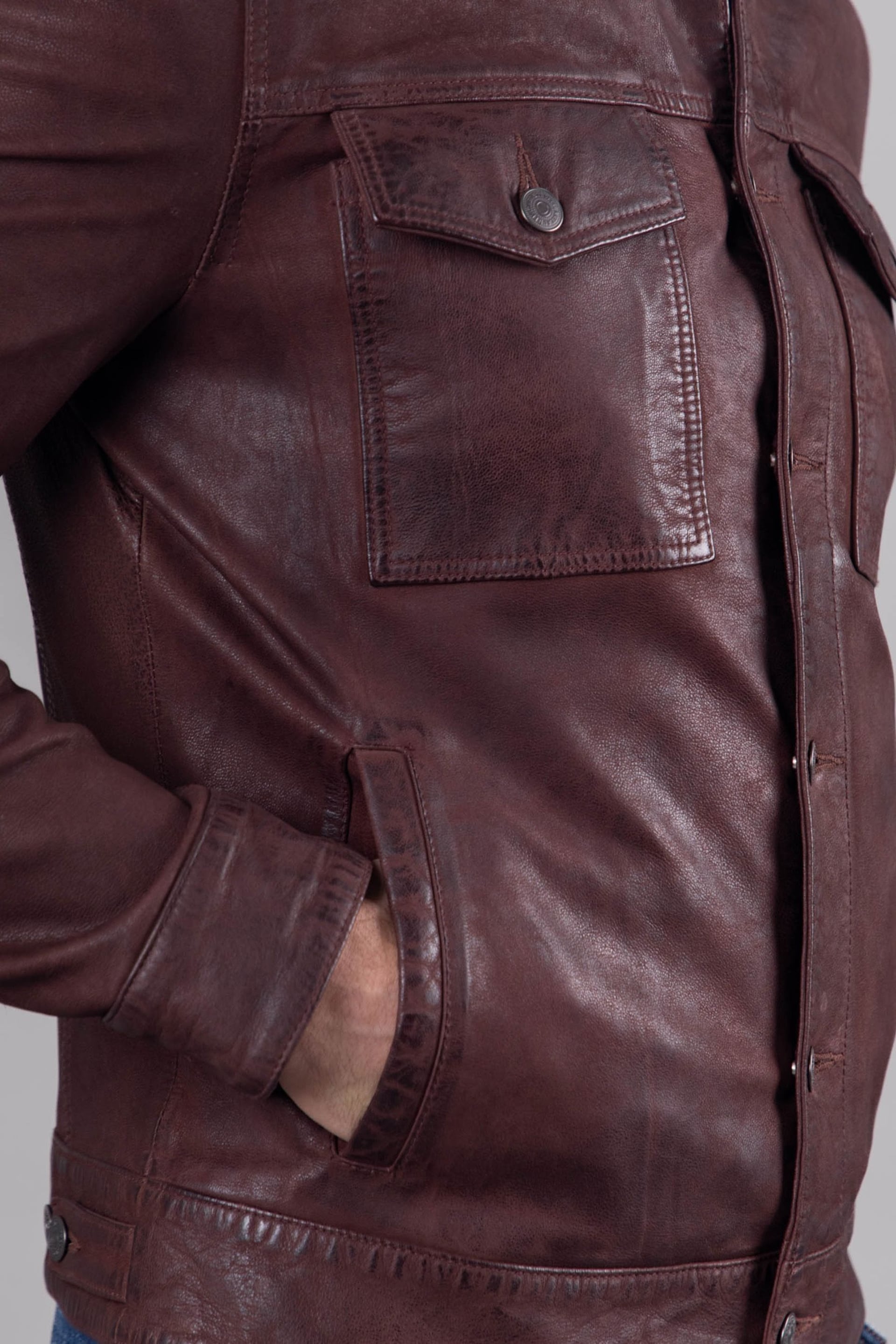 Lakeland Leather Brown Milburn Leather Jacket - Image 7 of 11