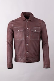 Lakeland Leather Milburn Leather Brown Jacket - Image 8 of 11