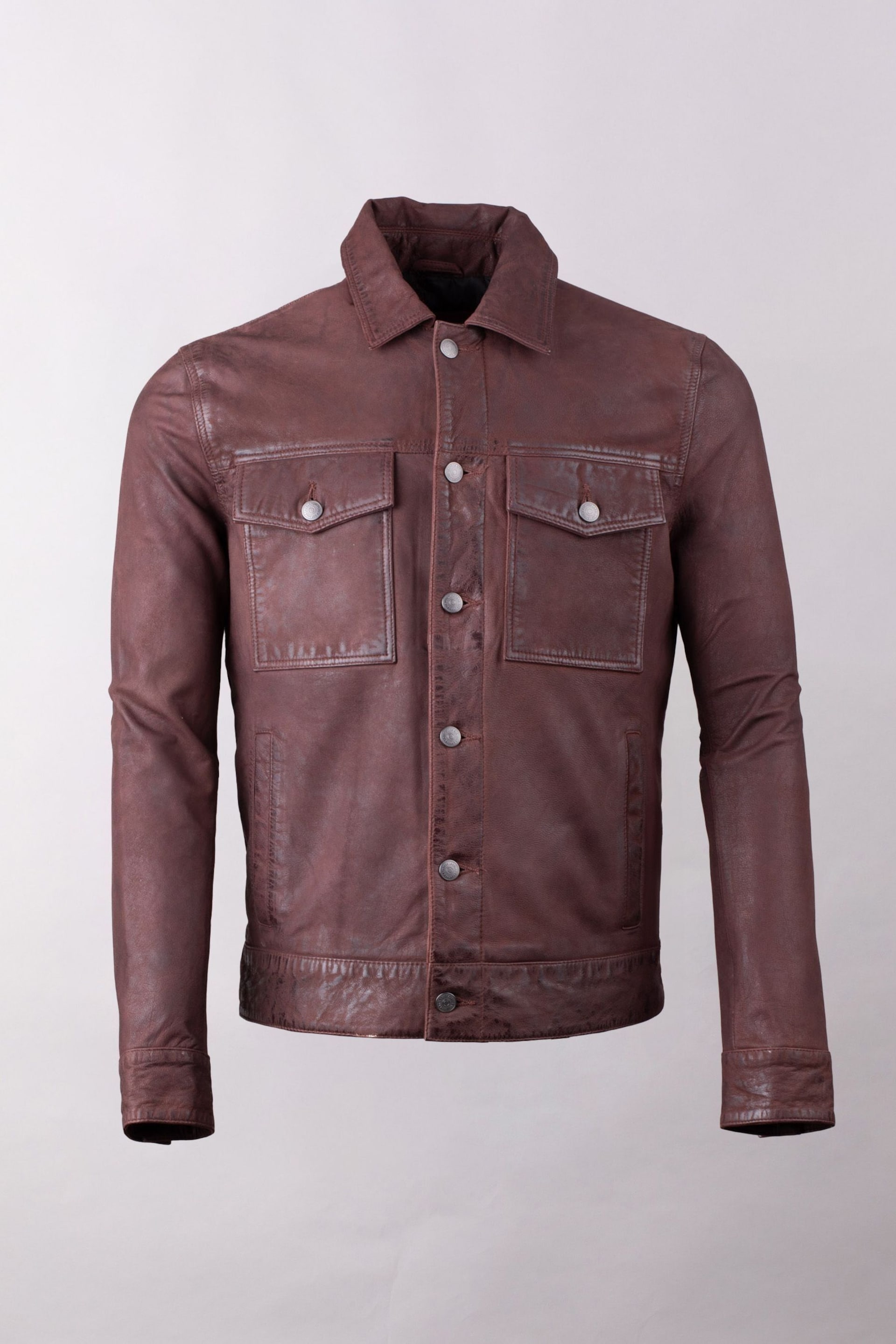 Lakeland Leather Milburn Leather Brown Jacket - Image 8 of 11