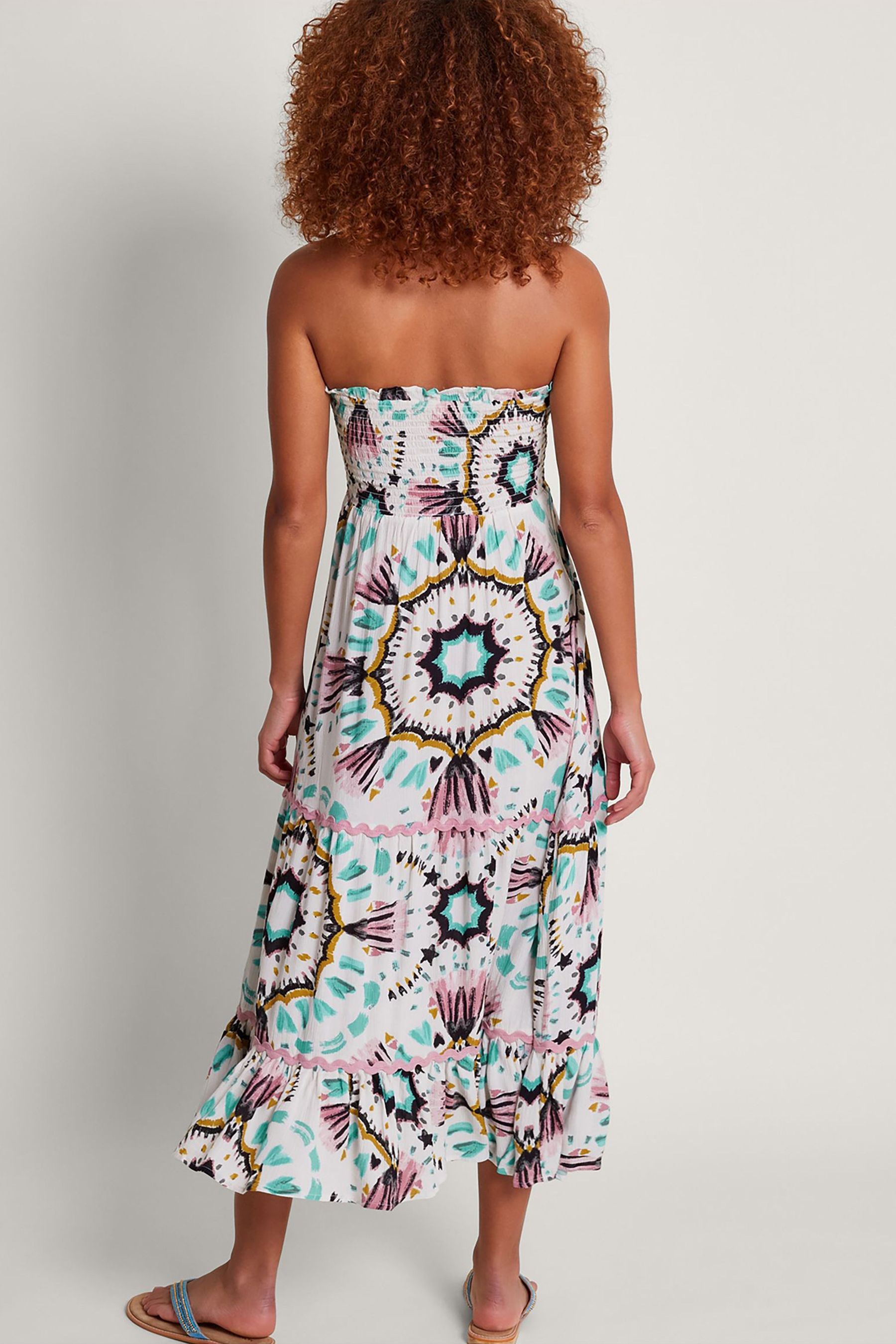 Buy Monsoon Natural Allegra Bandeau Dress from Next Austria