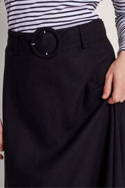 Monsoon Black Belted Midi Skirt - Image 4 of 5