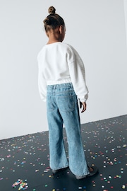 Blue Denim Embellished Flare Jeans (3-16yrs) - Image 3 of 5