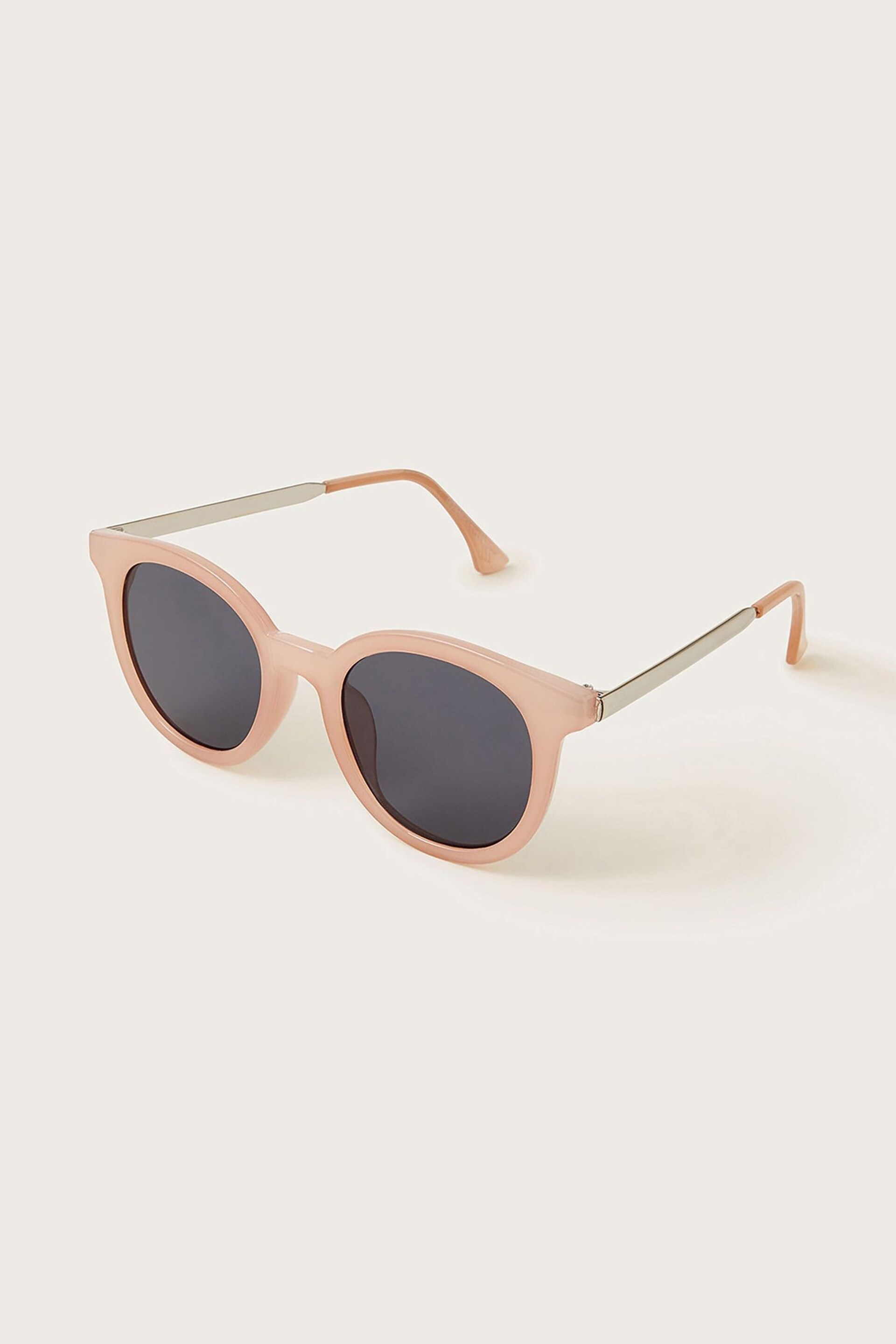 Monsoon Pink Colourblock Frame Sunglasses - Image 1 of 2