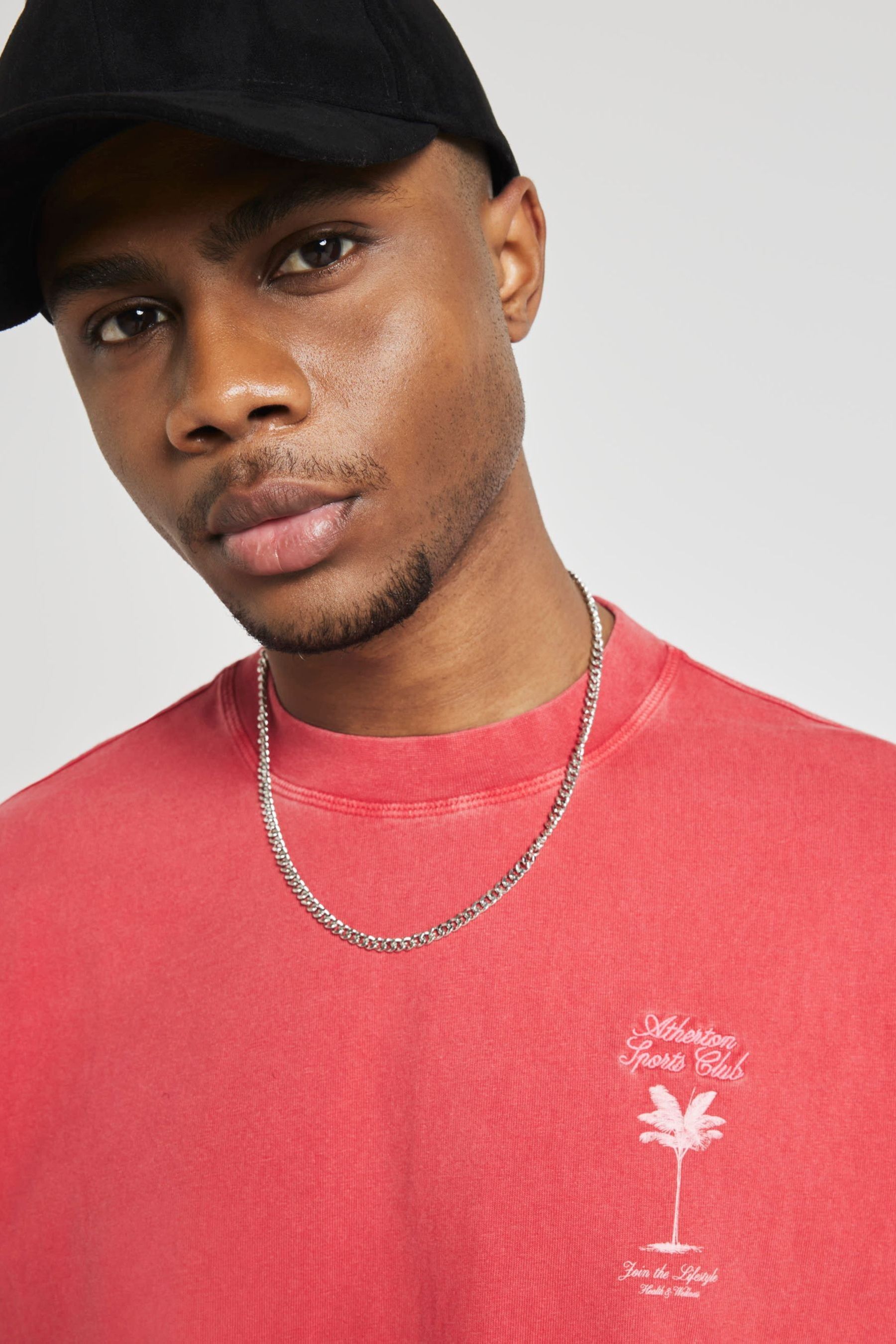 Buy River Island Red Regular Fit Atherton Sports T Shirt from Next Luxembourg