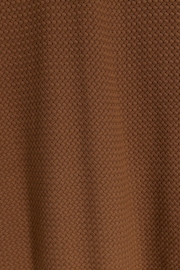 River Island Brown Textured Knitted Polo Shirt - Image 4 of 4