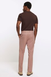 River Island Pink Texture Suit Trousers - Image 2 of 4