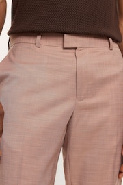 River Island Pink Texture Suit Trousers - Image 3 of 4