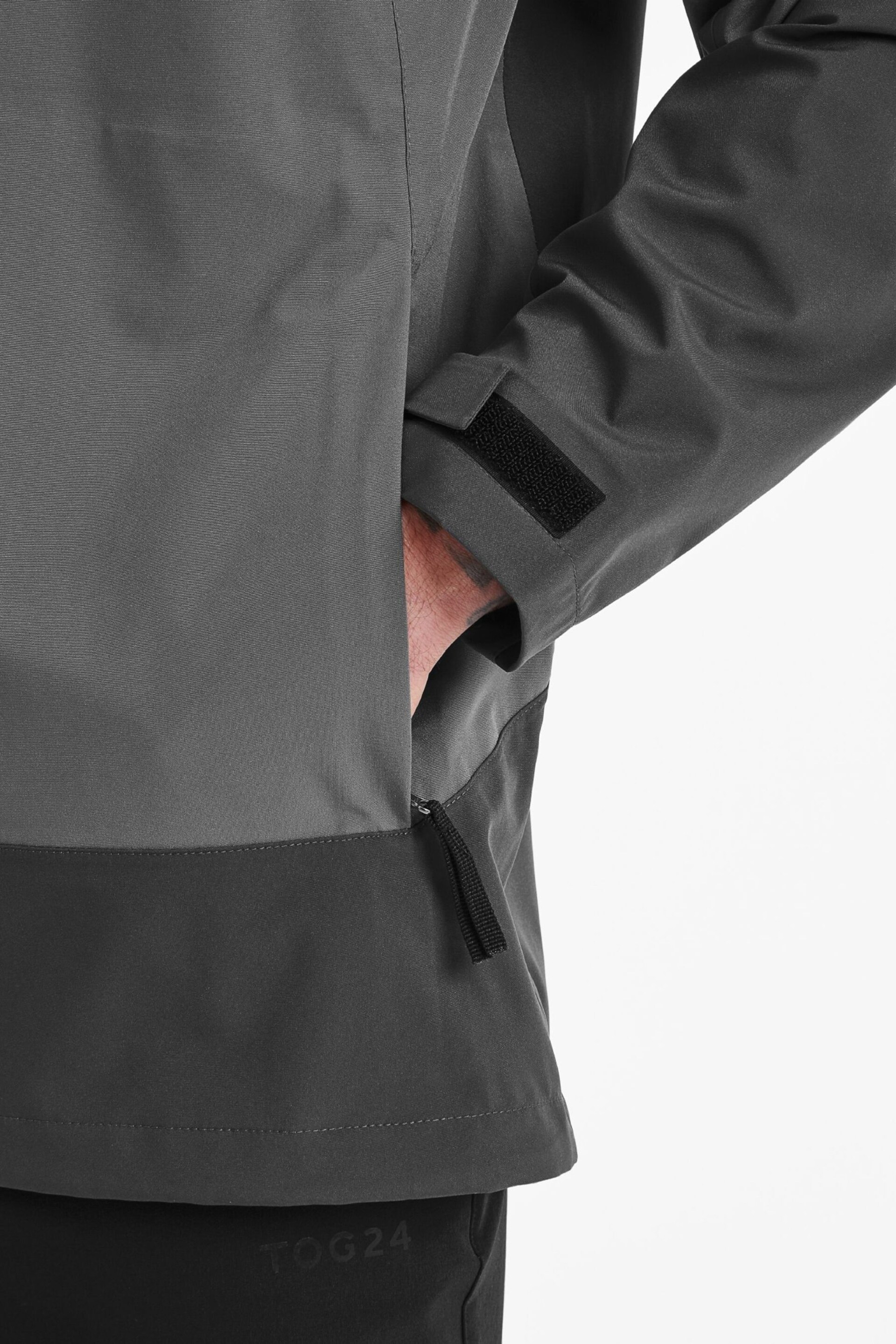Tog 24 Grey Bowston Waterproof Jacket - Image 4 of 5