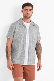 Tog 24 Grey 100% Cotton Otto Short Sleeve Shirt - Image 3 of 5