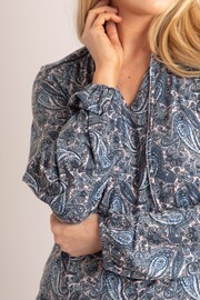 Lakeland Clothing Blue Mia Jersey Blouse - Image 5 of 6