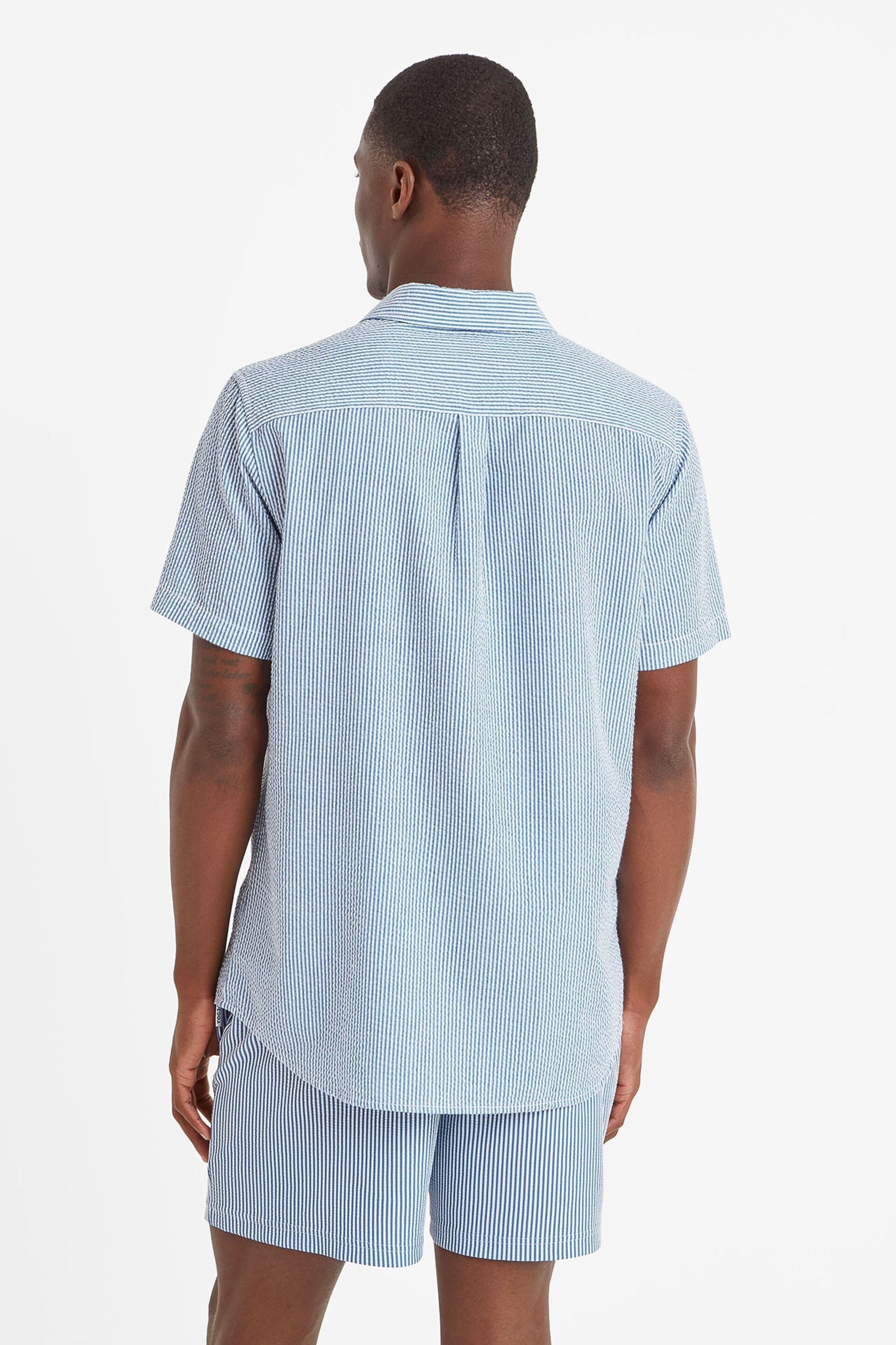Tog 24 Blue Fenton Short Sleeve Shirt - Image 4 of 6