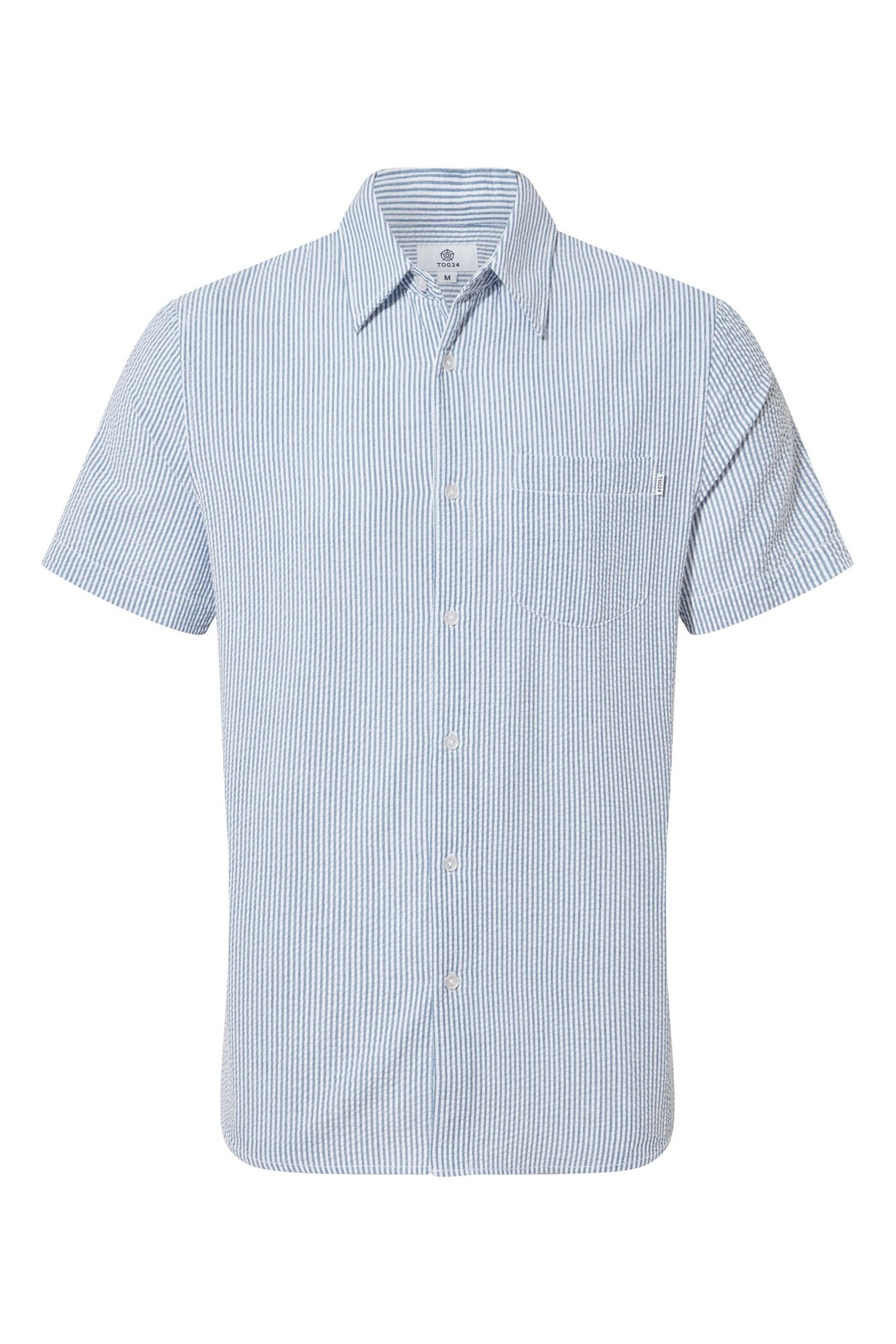 Tog 24 Blue Fenton Short Sleeve Shirt - Image 6 of 6