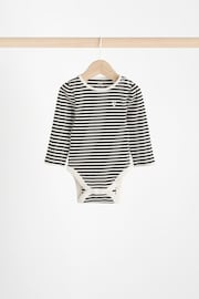 Monochrome Baby Bodysuits 3 Pack - Image 4 of 11