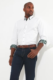 Joe Browns White Smart Triple Collared Shirt - Image 1 of 5