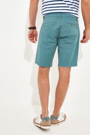 Joe Browns Blue Chrome Washed Chino Shorts - Image 3 of 5