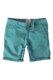 Joe Browns Blue Chrome Washed Chino Shorts - Image 5 of 5