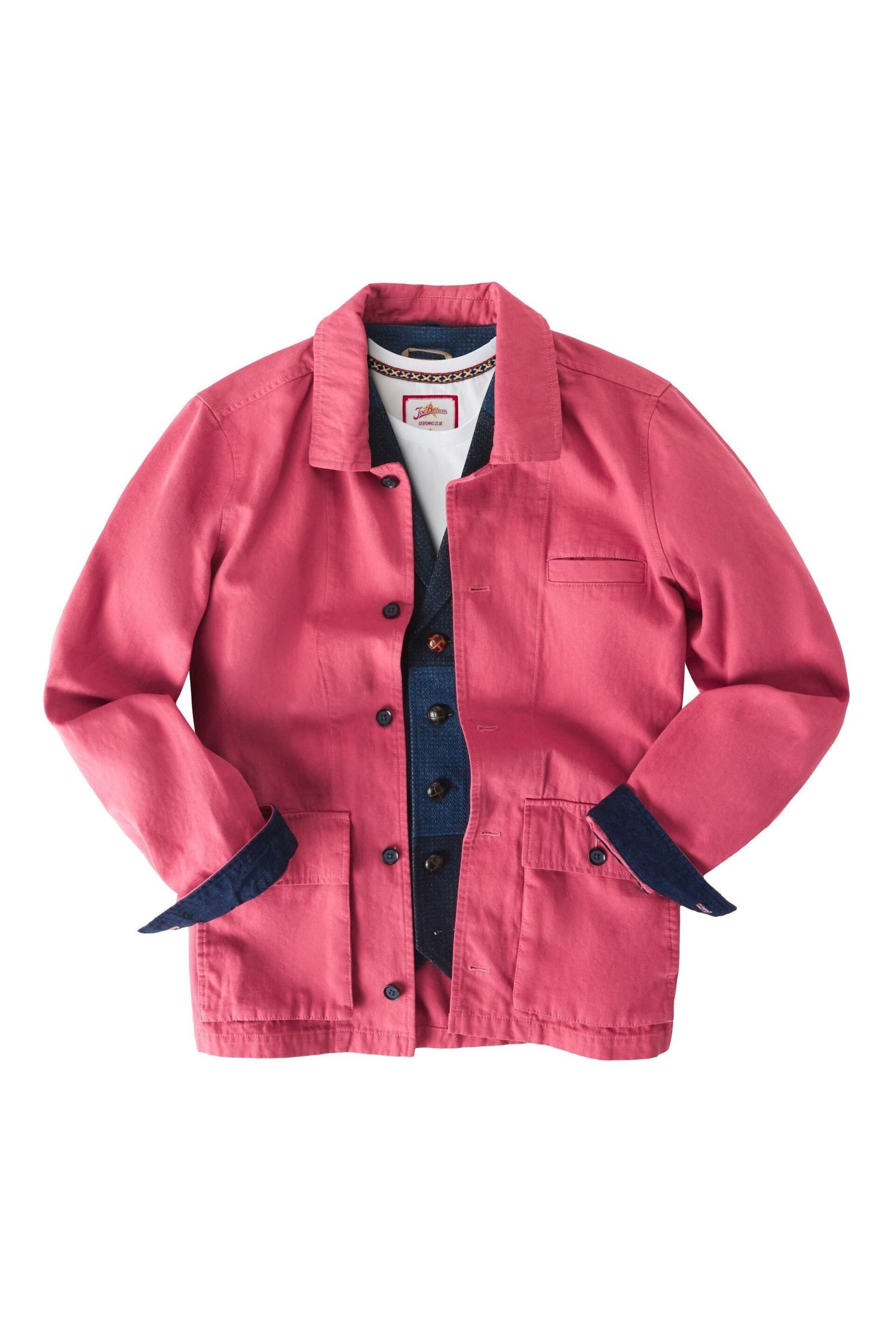 Joe Browns Pink Dusky Rose Utility Jacket - Image 7 of 7